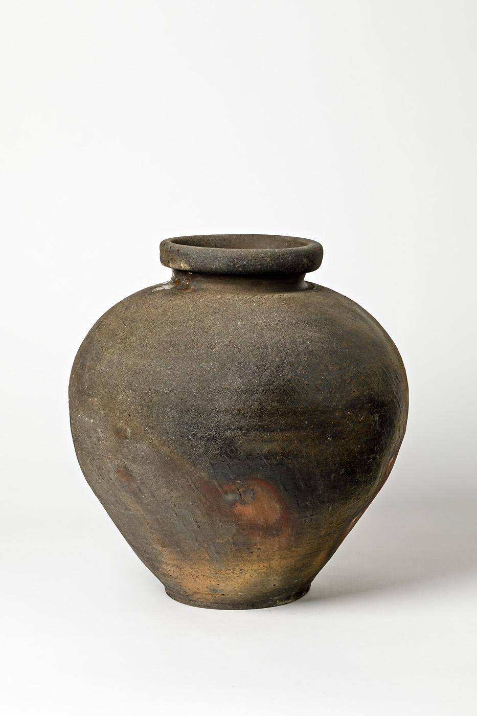 Exceptionnel vase massif en céramique de Steen Kepp de style poterie japonaise La Borne Excellent état - En vente à Neuilly-en- sancerre, FR