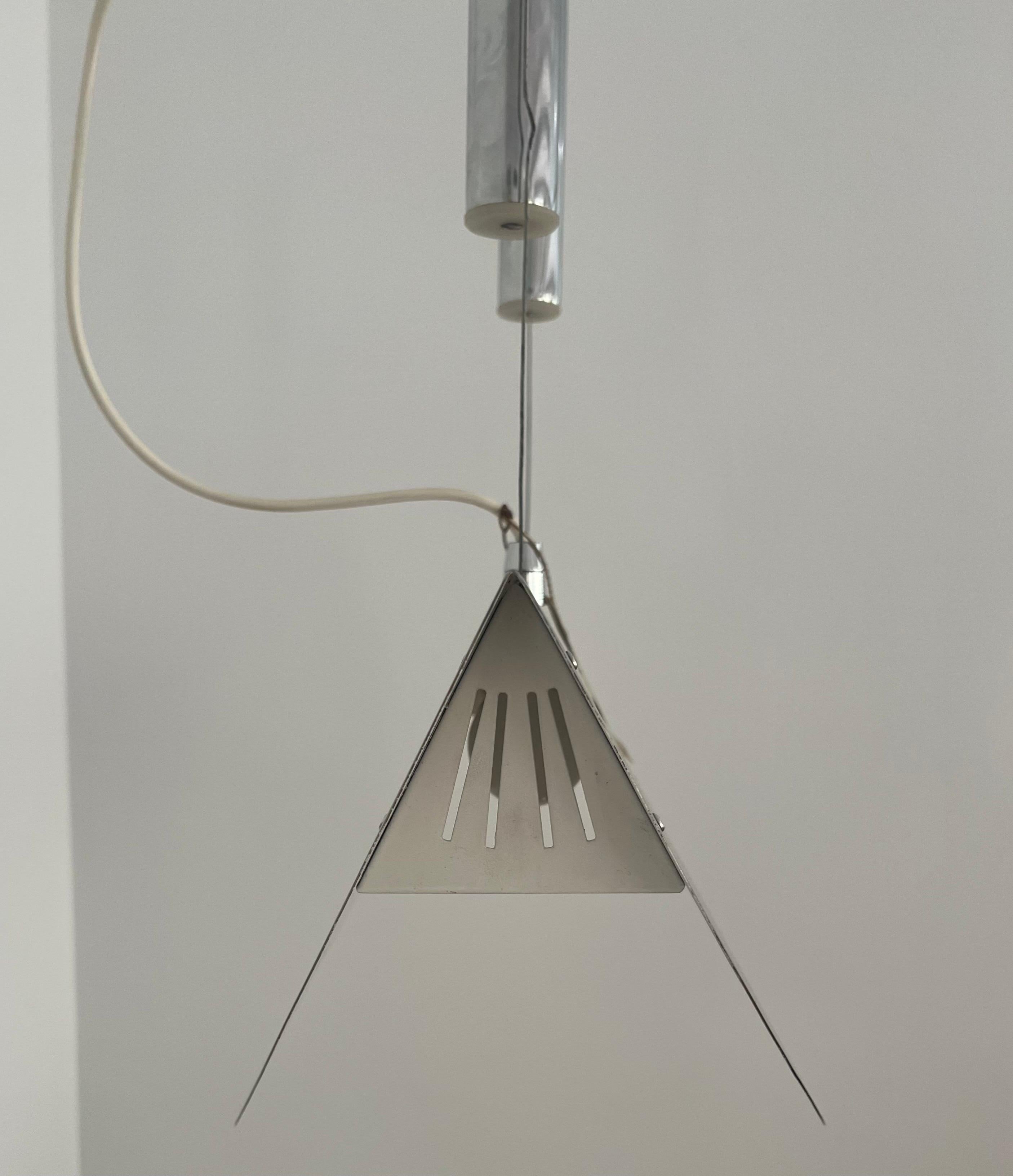 Exceptional Mid-Century Counterweight Chandelier by Estiluz, Barcelona, 1977s For Sale 1