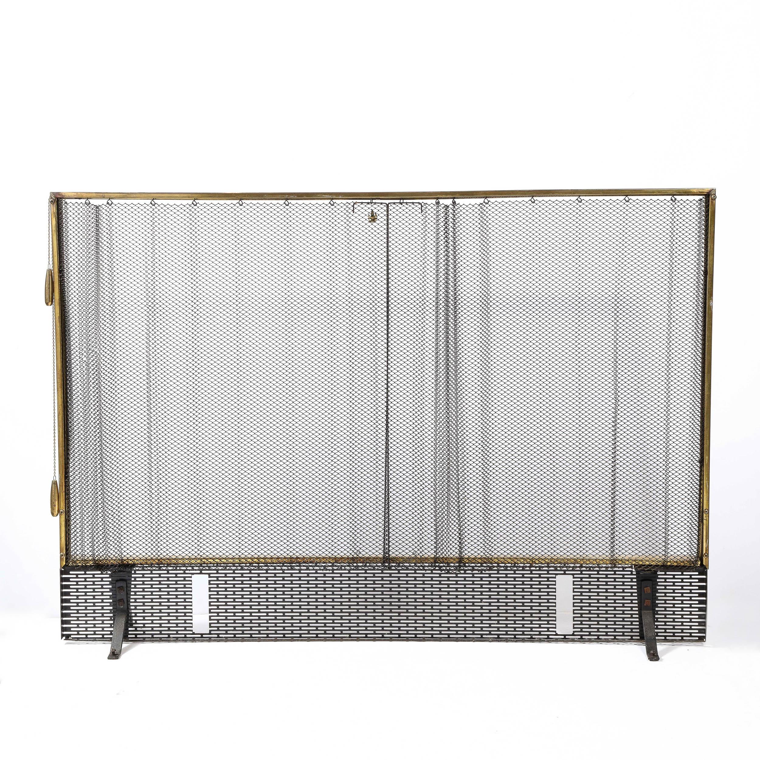 Exceptional Midcentury Fire Screen by Donald Deskey for Bennett 3