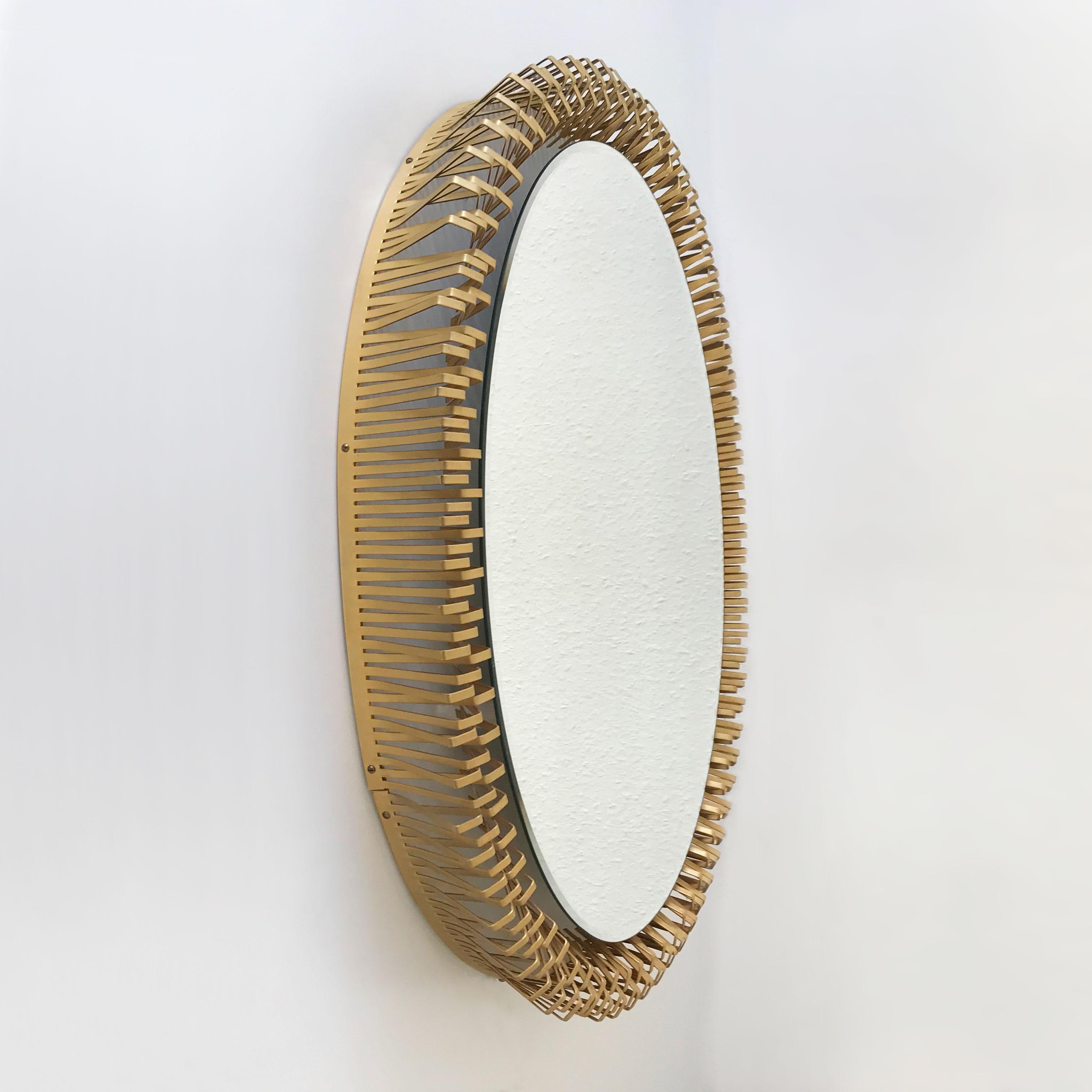 Exceptional Mid-Century Modern Backlit Wall Mirror by Schöninger, 1950s, Germany 4