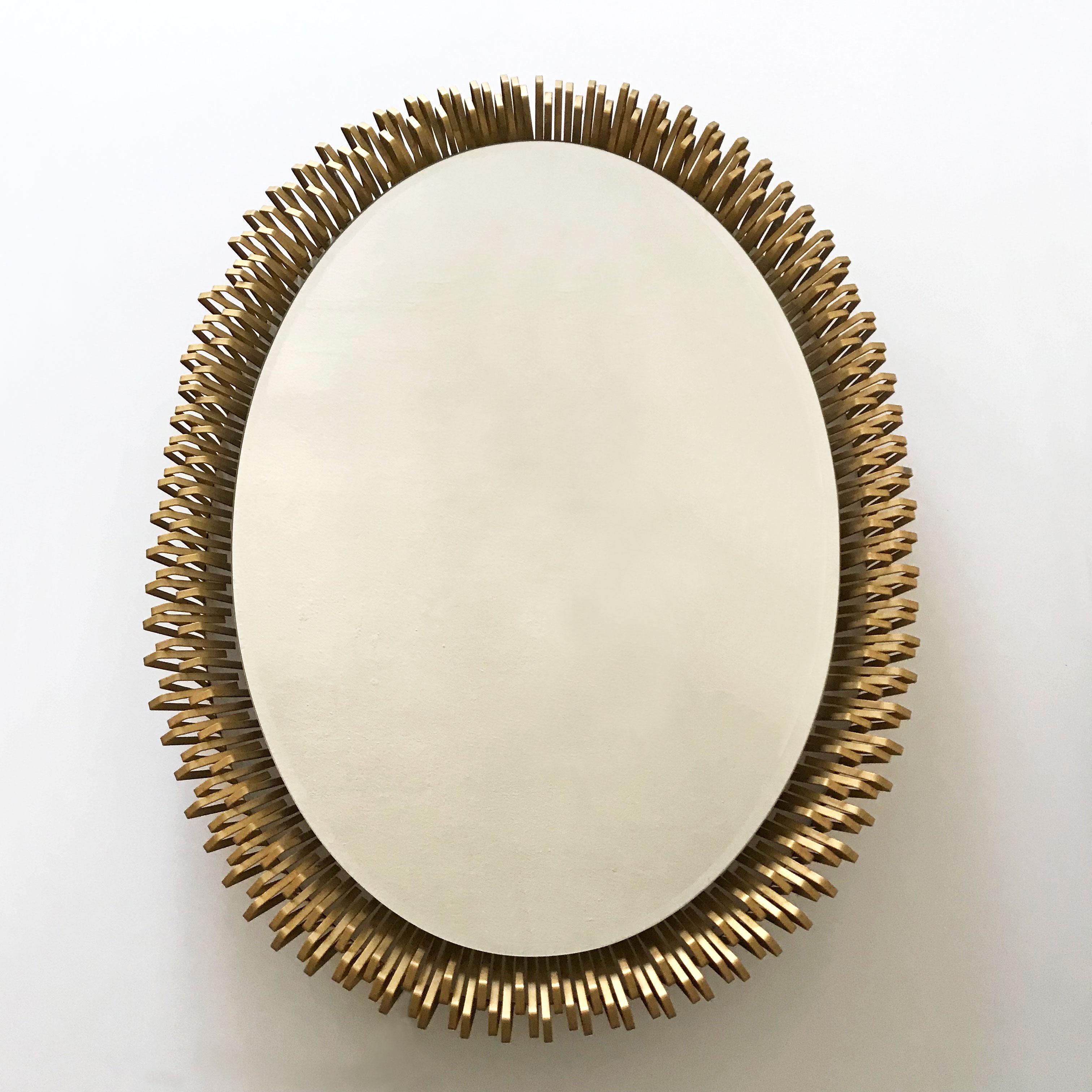 mid century modern wall mirror