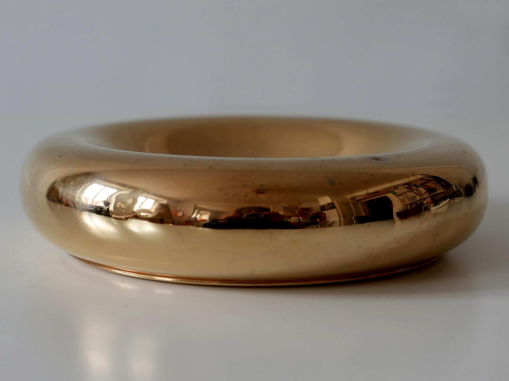 German Exceptional Mid-Century Modern Brass Bowl by Ingo Maurer for Design M, 1970s