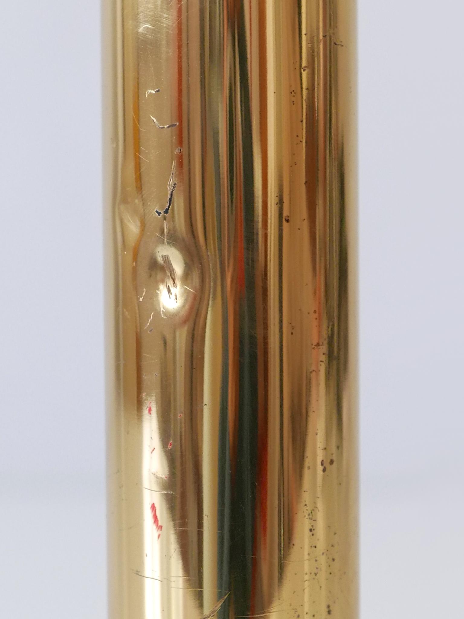 Exceptional Mid-Century Modern Brass Table Lamp by Gebrüder Cosack Germany 1960s For Sale 15
