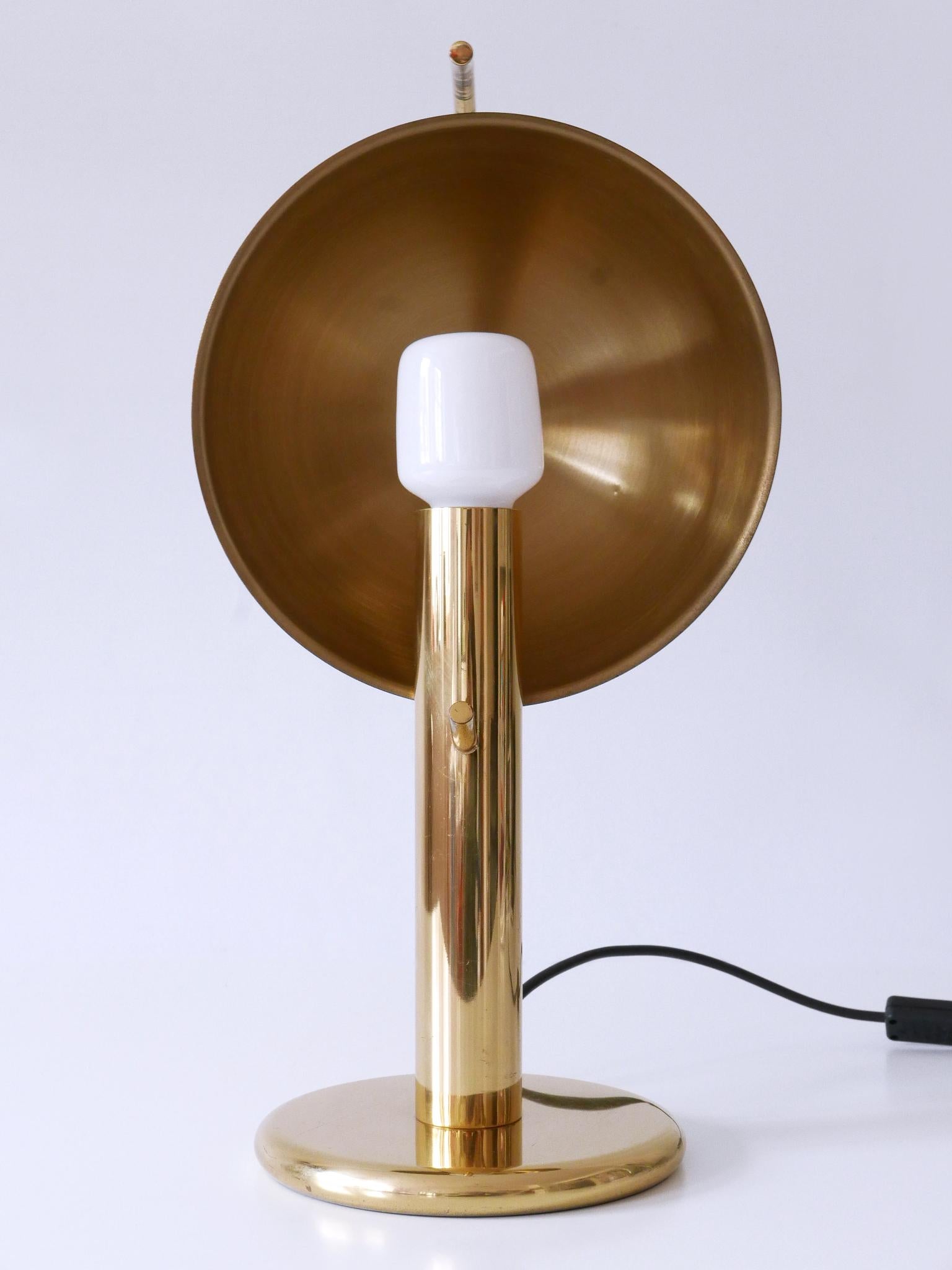 Exceptional Mid-Century Modern Brass Table Lamp by Gebrüder Cosack Germany 1960s For Sale 3