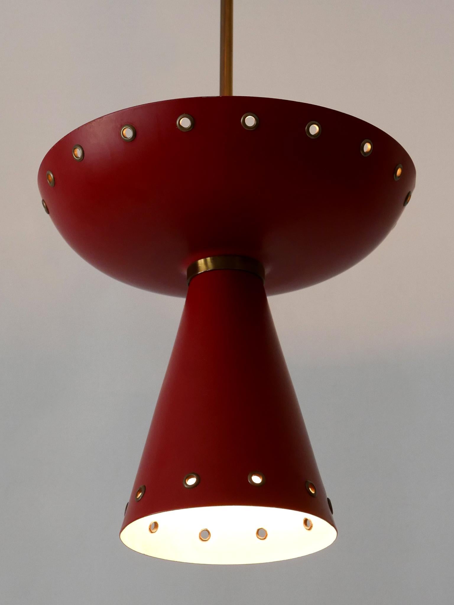 Eccezionale plafoniera o lampada a sospensione della metà del secolo scorso Svezia anni '50 in vendita 5