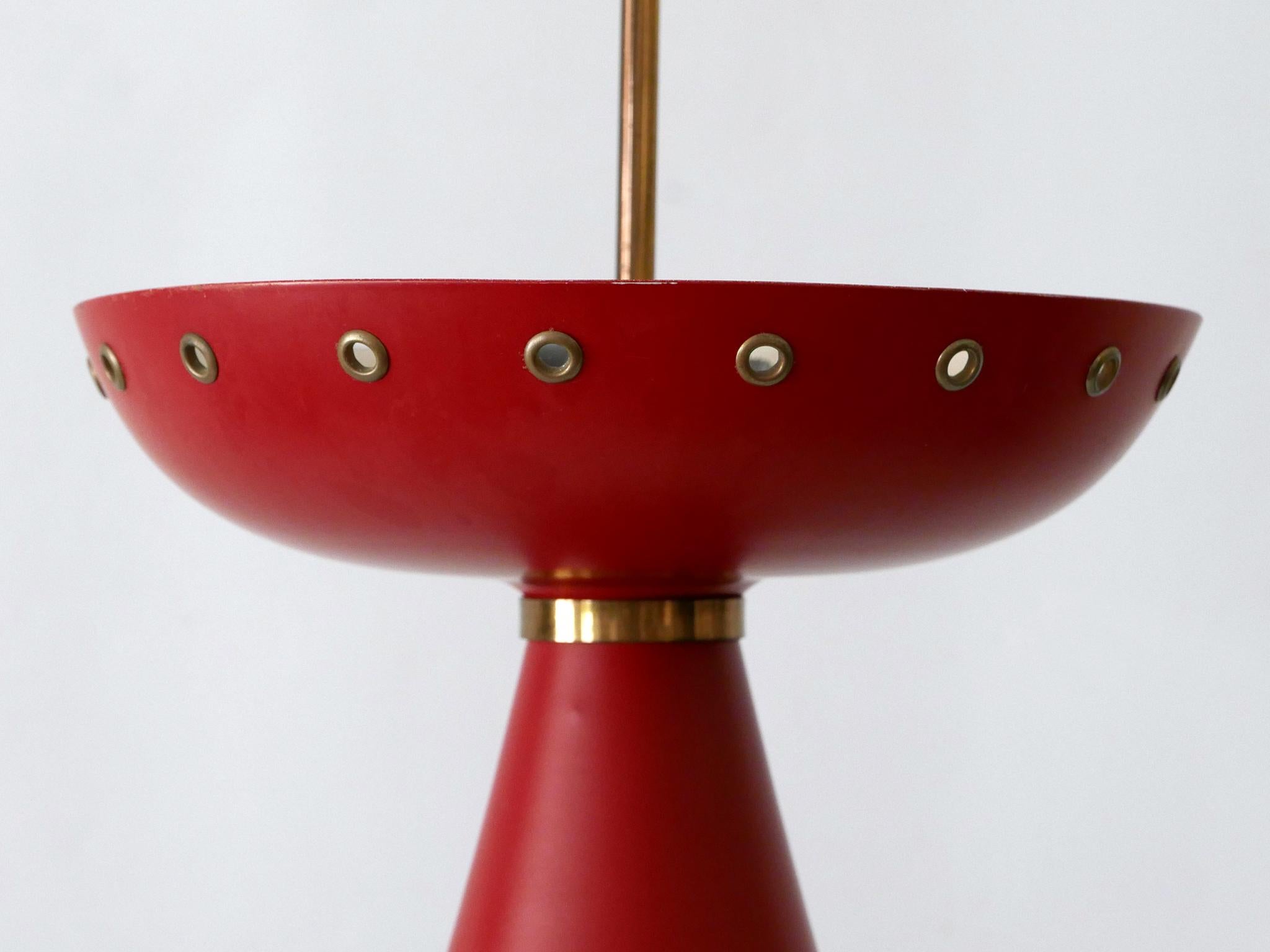 Eccezionale plafoniera o lampada a sospensione della metà del secolo scorso Svezia anni '50 in vendita 8