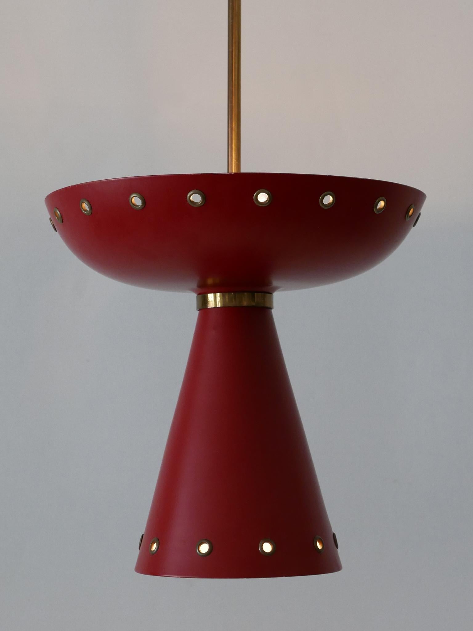 Svedese Eccezionale plafoniera o lampada a sospensione della metà del secolo scorso Svezia anni '50 in vendita