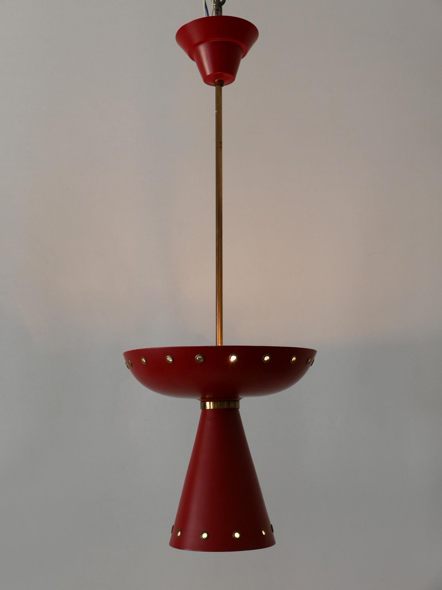 Eccezionale plafoniera o lampada a sospensione della metà del secolo scorso Svezia anni '50 In condizioni buone in vendita a Munich, DE