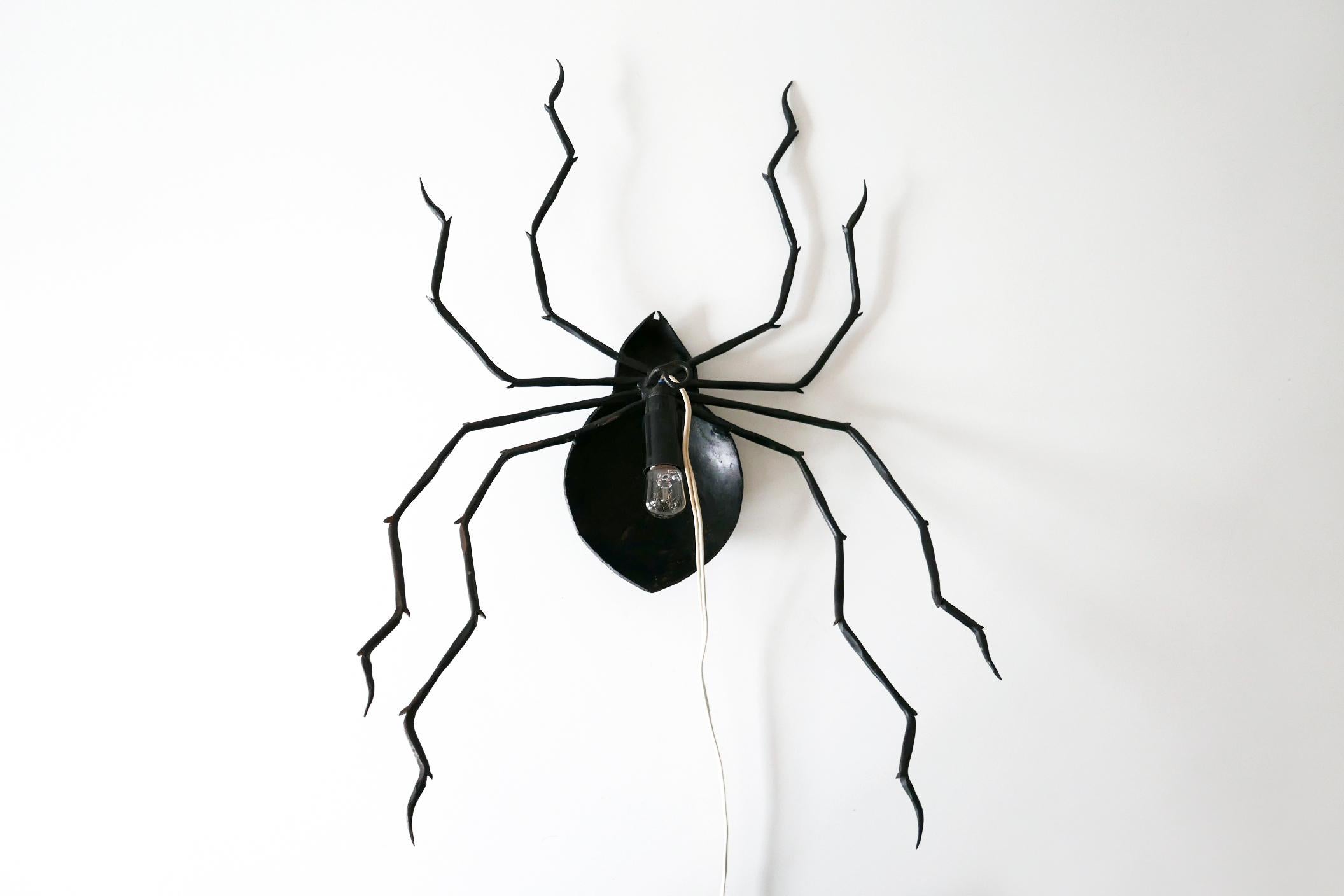 Exceptional Mid-Century Modern Giant Spider Wall Lamp or Sconce, 1970s, Germany 6