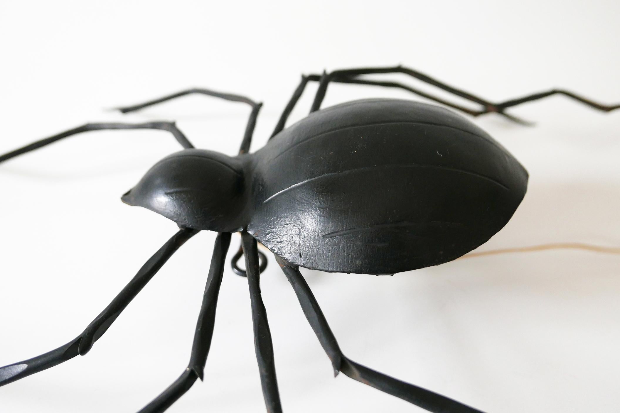 Late 20th Century Exceptional Mid-Century Modern Giant Spider Wall Lamp or Sconce, 1970s, Germany