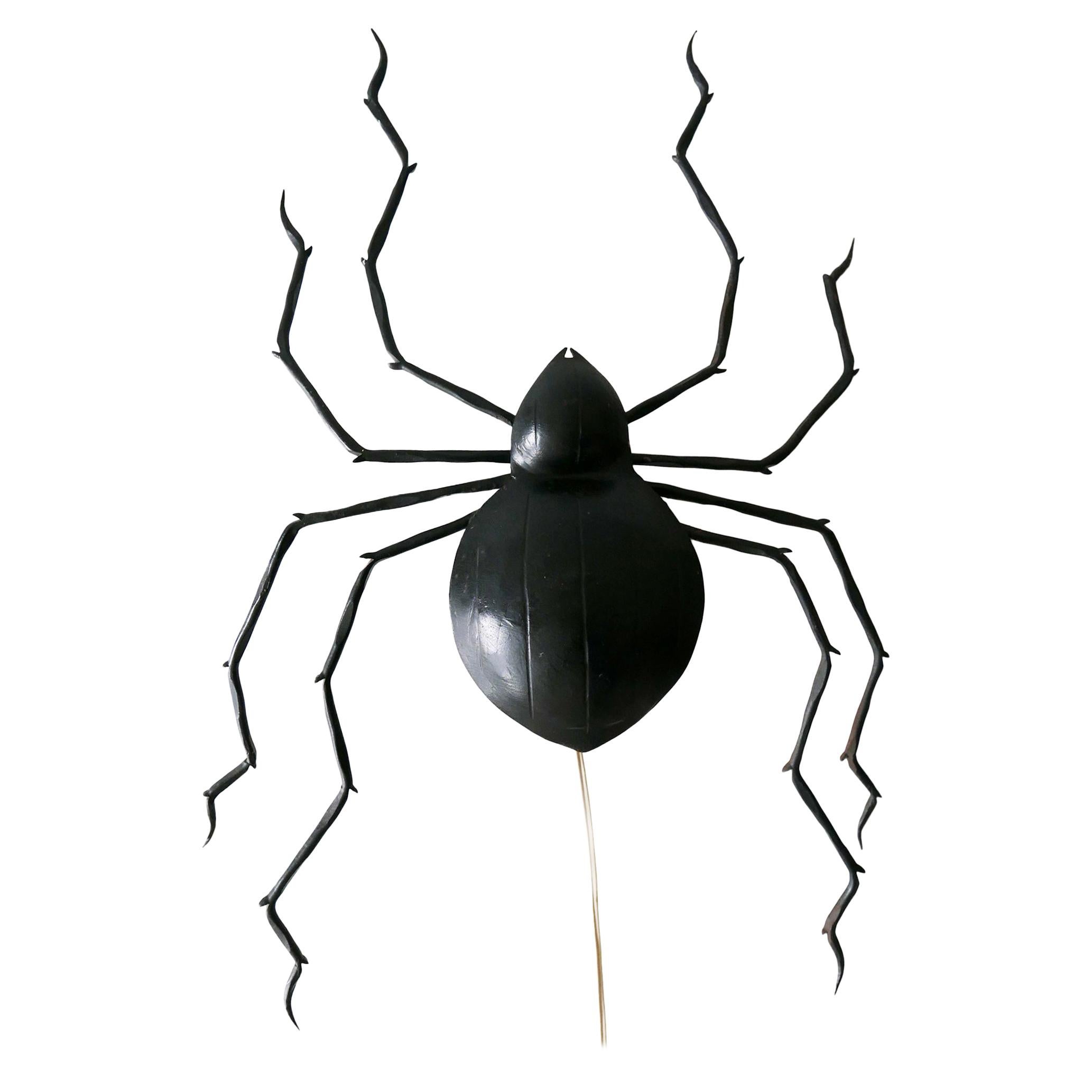 Exceptional Mid-Century Modern Giant Spider Wall Lamp or Sconce, 1970s, Germany