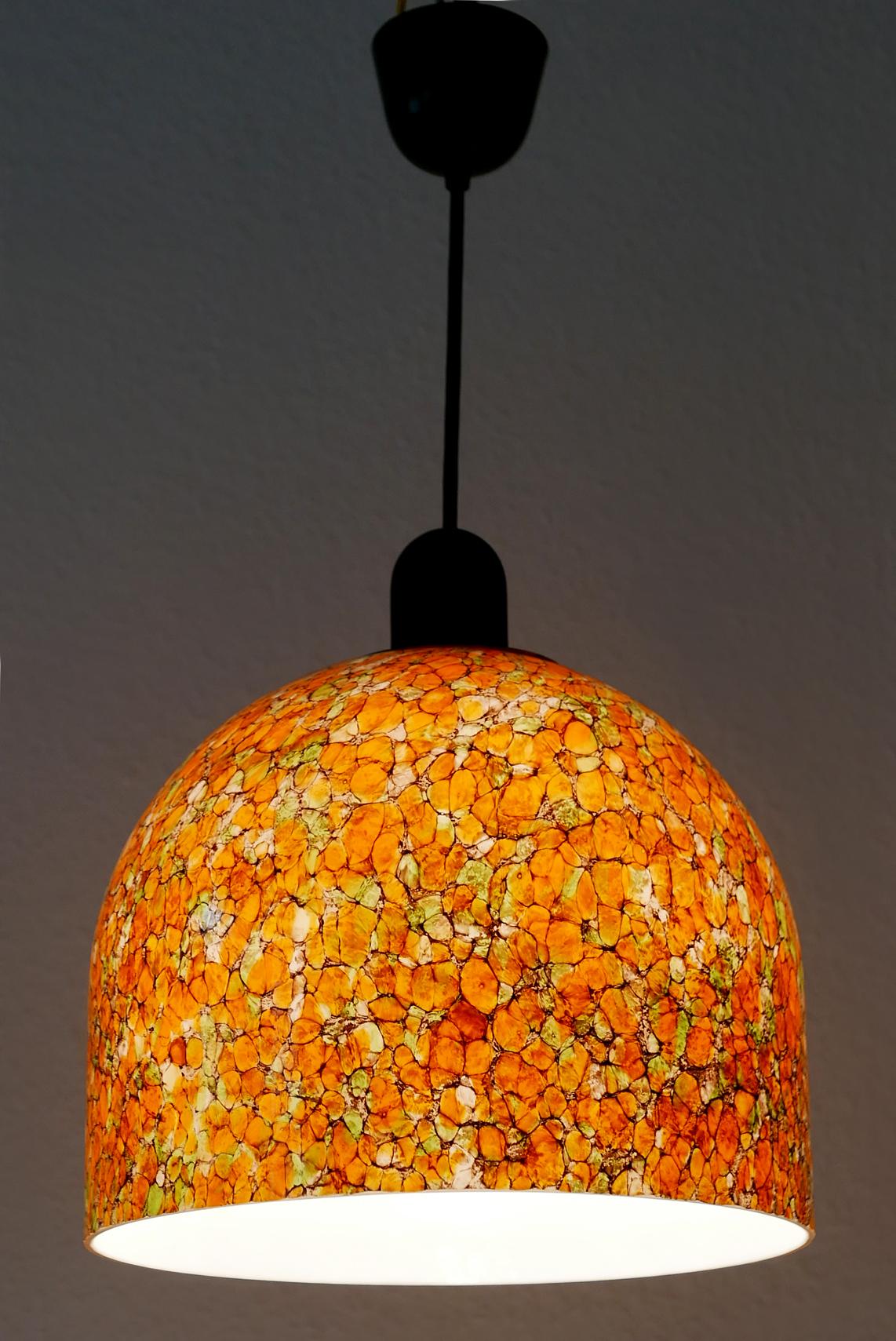 Exceptional Mid-Century Modern Pendant Lamp by Peill & Putzler, 1970s, Germany For Sale 4