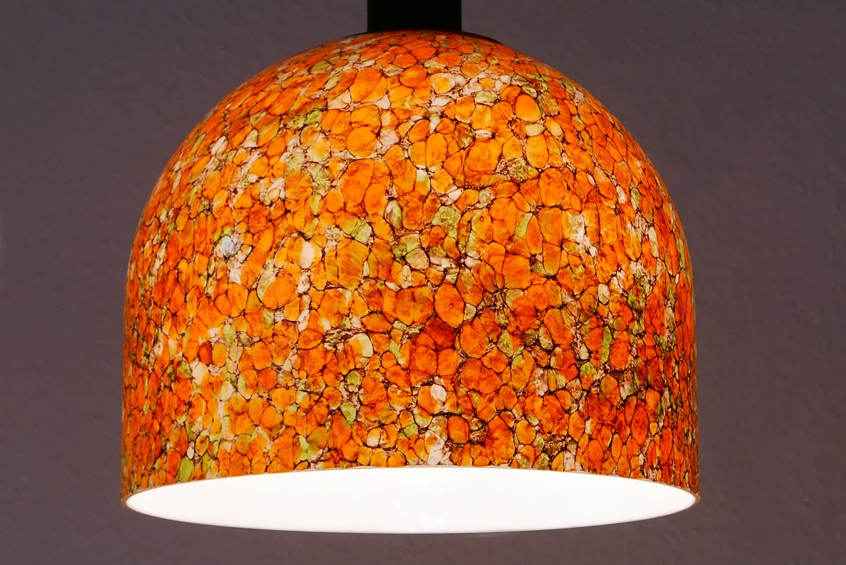 Exceptional Mid-Century Modern Pendant Lamp by Peill & Putzler, 1970s, Germany For Sale 7