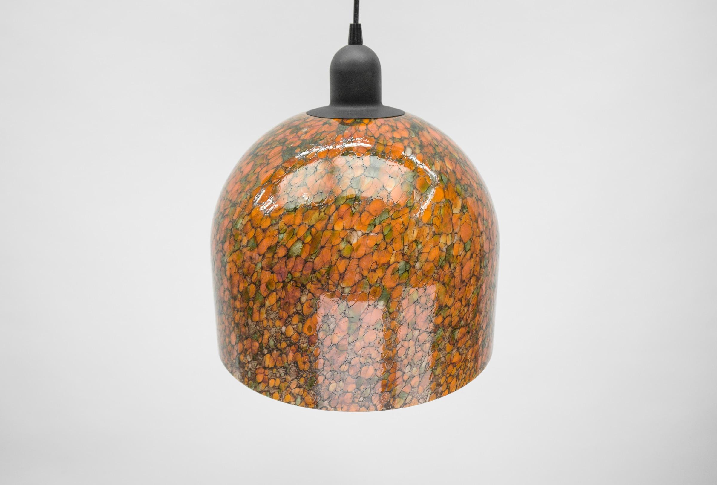 Metal Exceptional Mid-Century Modern Pendant Lamp by Peill & Putzler, 1970s, Germany For Sale