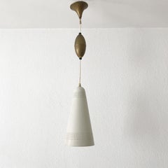 Exceptional Mid-Century Modern Pendant Lamp or Hanging Light, 1960s, Scandinavia