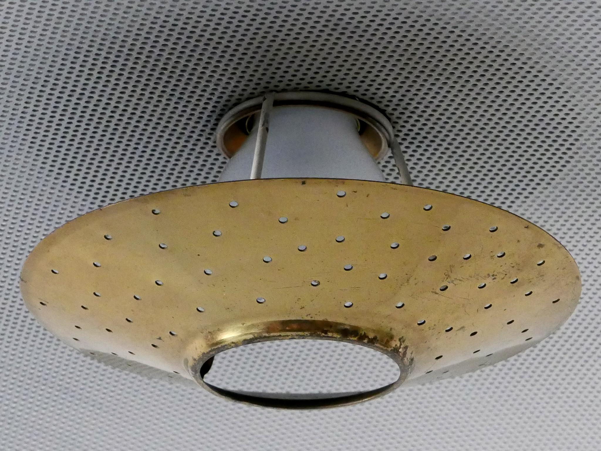 Exceptionnelle lampe suspendue ou lampe à suspension The Moderns Allemagne 1950s en vente 4