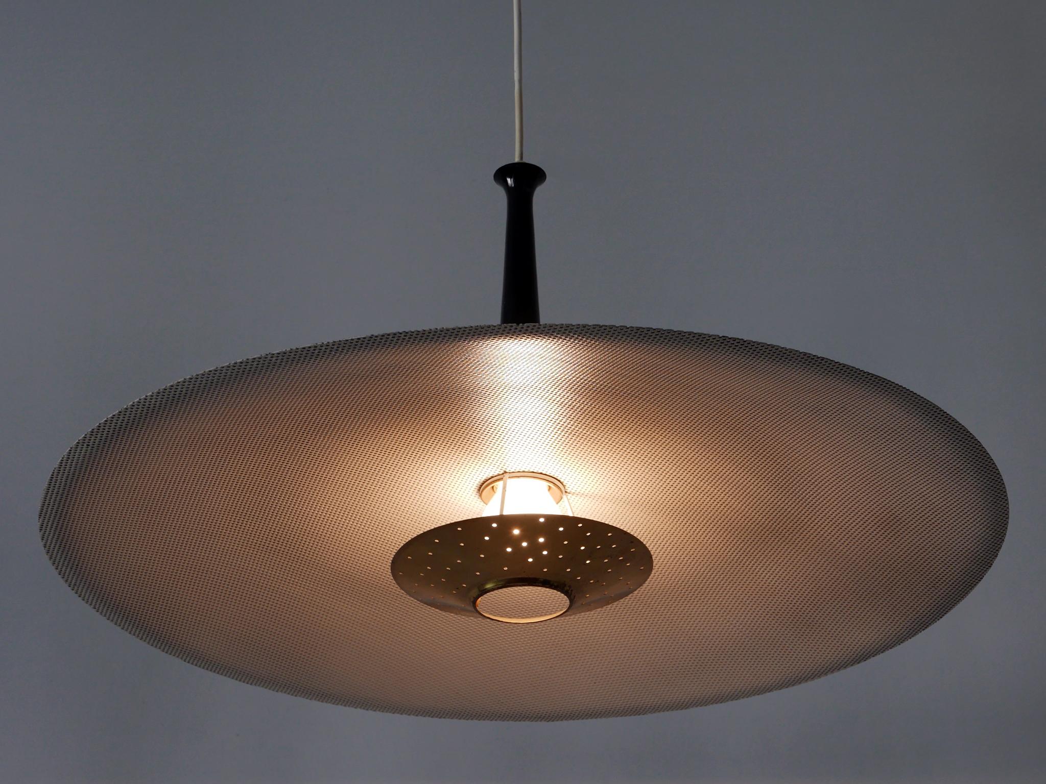 Exceptionnelle lampe suspendue ou lampe à suspension The Moderns Allemagne 1950s en vente 2