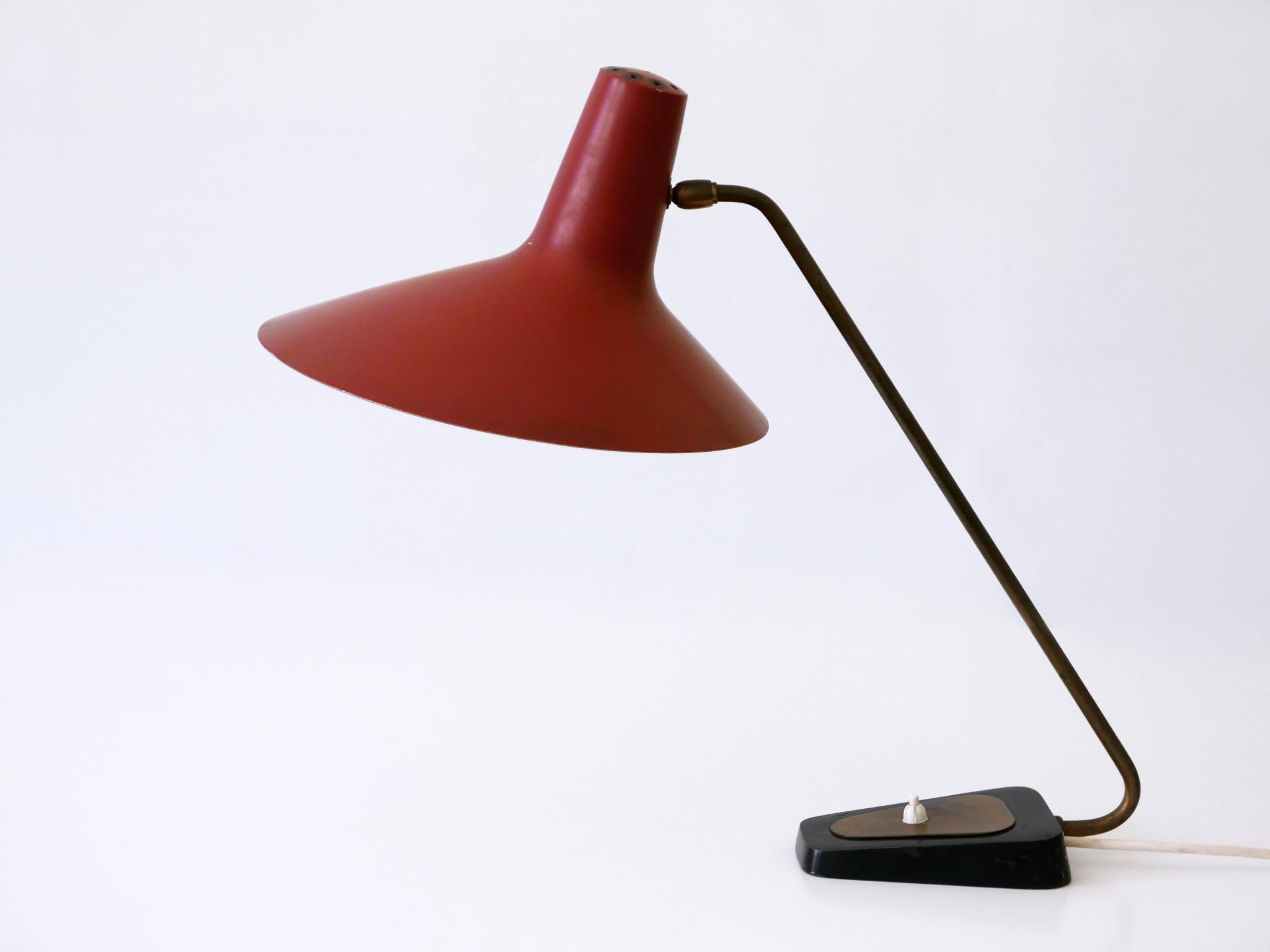 Exceptional Mid-Century Modern Table Lamp by Gebrüder Cosack Germany 1950s For Sale 7