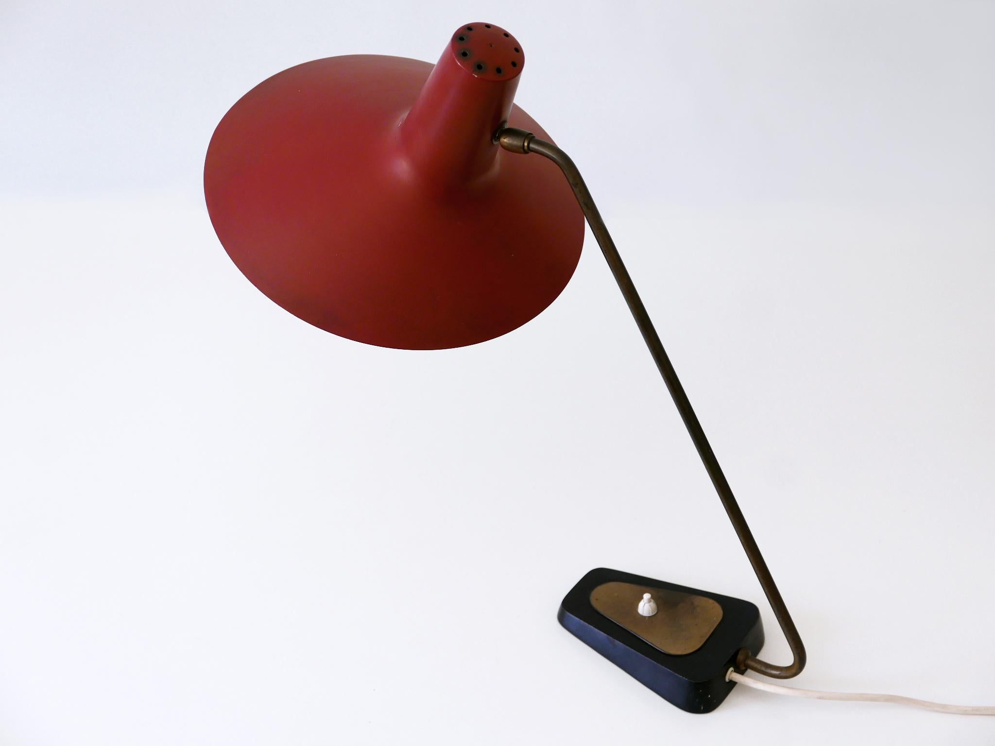 Exceptional Mid-Century Modern Table Lamp by Gebrüder Cosack Germany 1950s For Sale 10