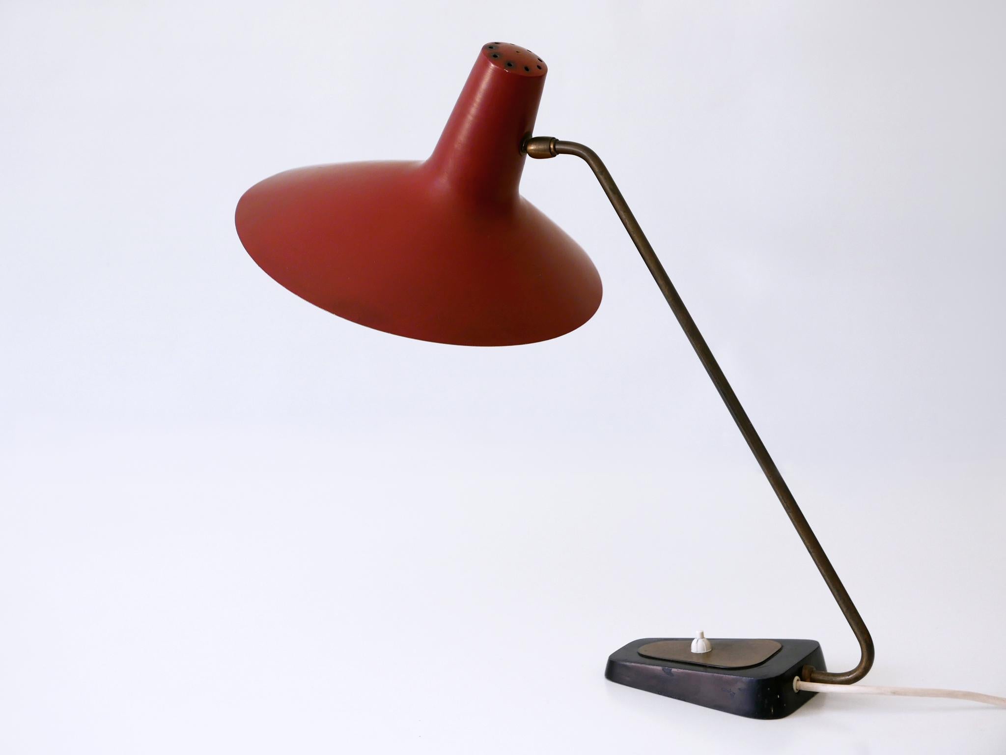 Exceptional Mid-Century Modern Table Lamp by Gebrüder Cosack Germany 1950s For Sale 11