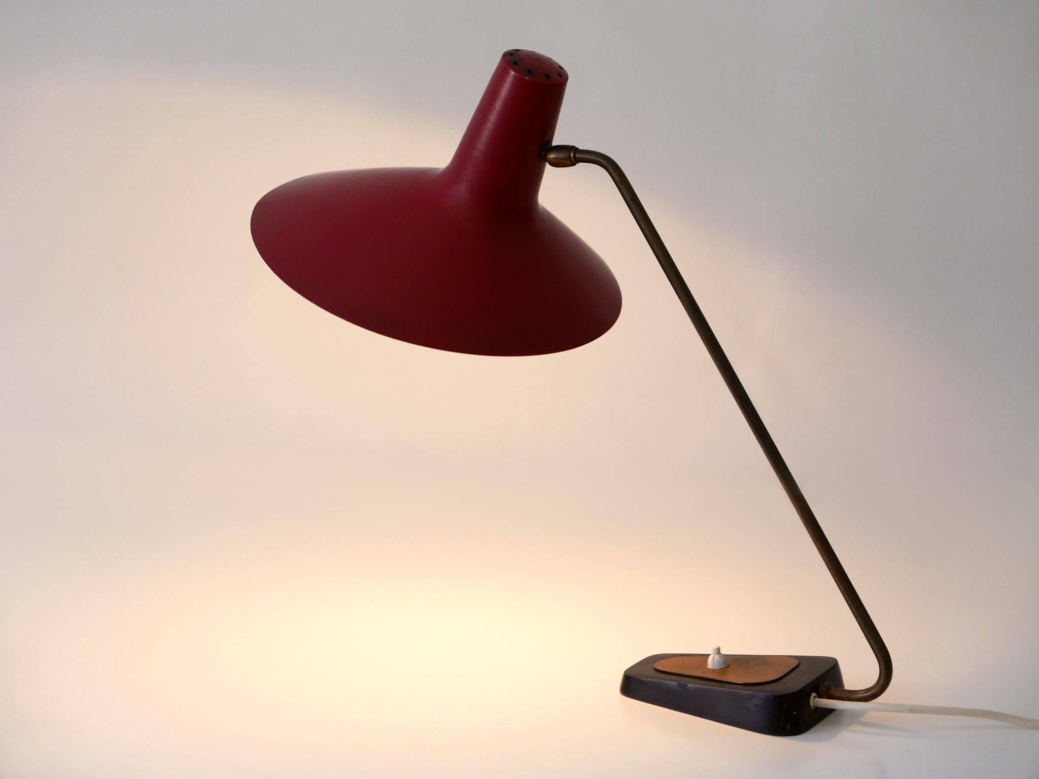 Exceptional Mid-Century Modern Table Lamp by Gebrüder Cosack Germany 1950s For Sale 12