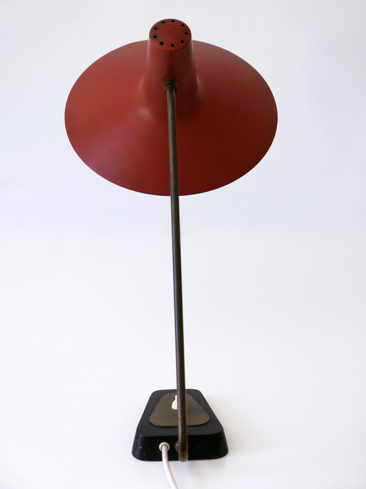 Exceptional Mid-Century Modern Table Lamp by Gebrüder Cosack Germany 1950s For Sale 14