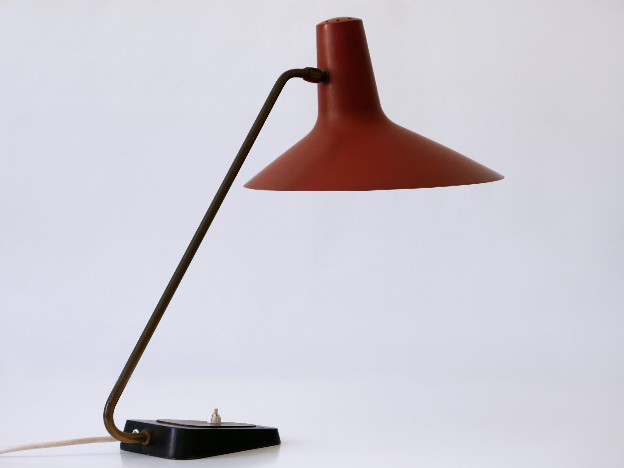 Exceptional Mid-Century Modern Table Lamp by Gebrüder Cosack Germany 1950s For Sale 1