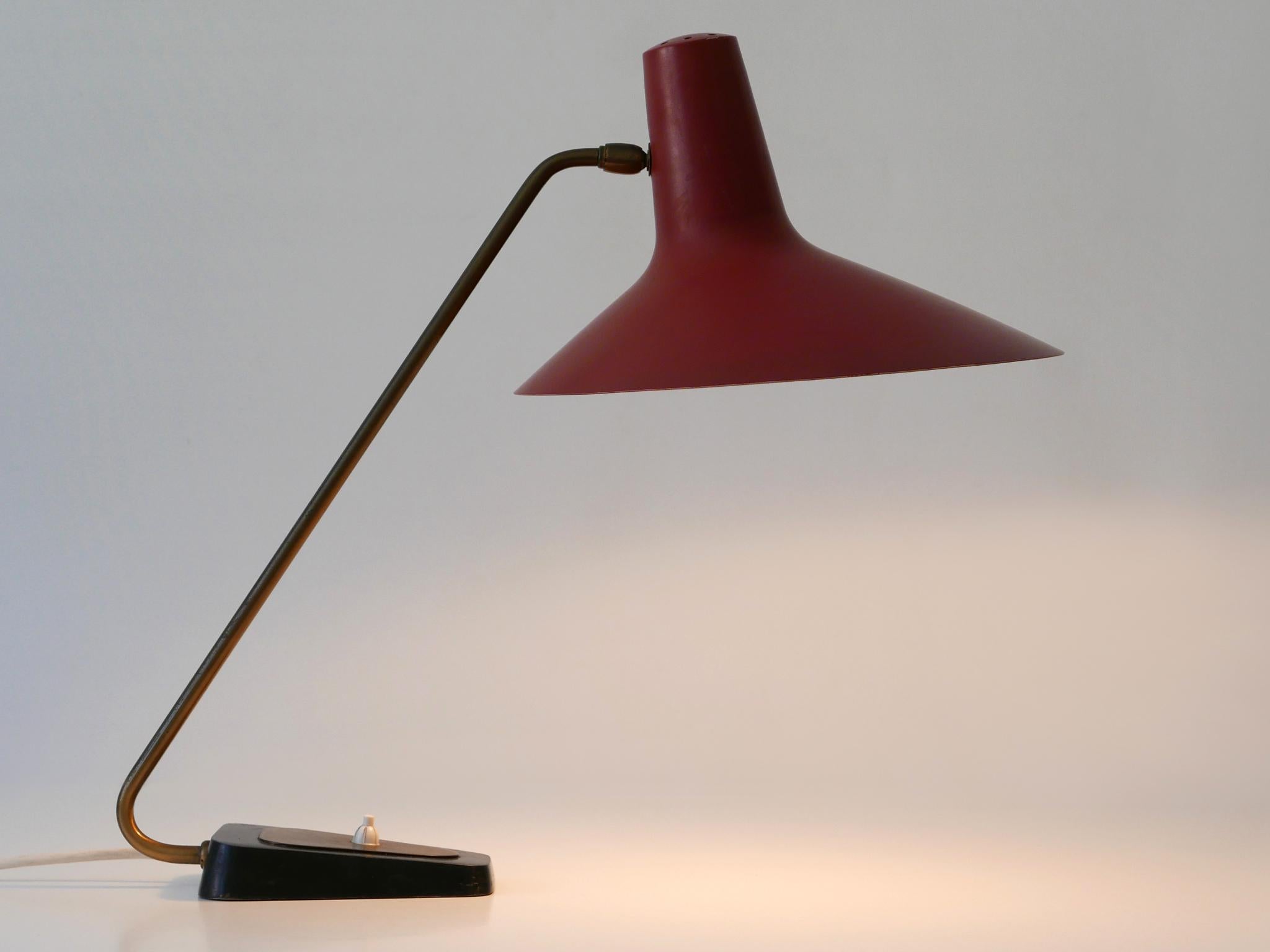Exceptional Mid-Century Modern Table Lamp by Gebrüder Cosack Germany 1950s For Sale 2