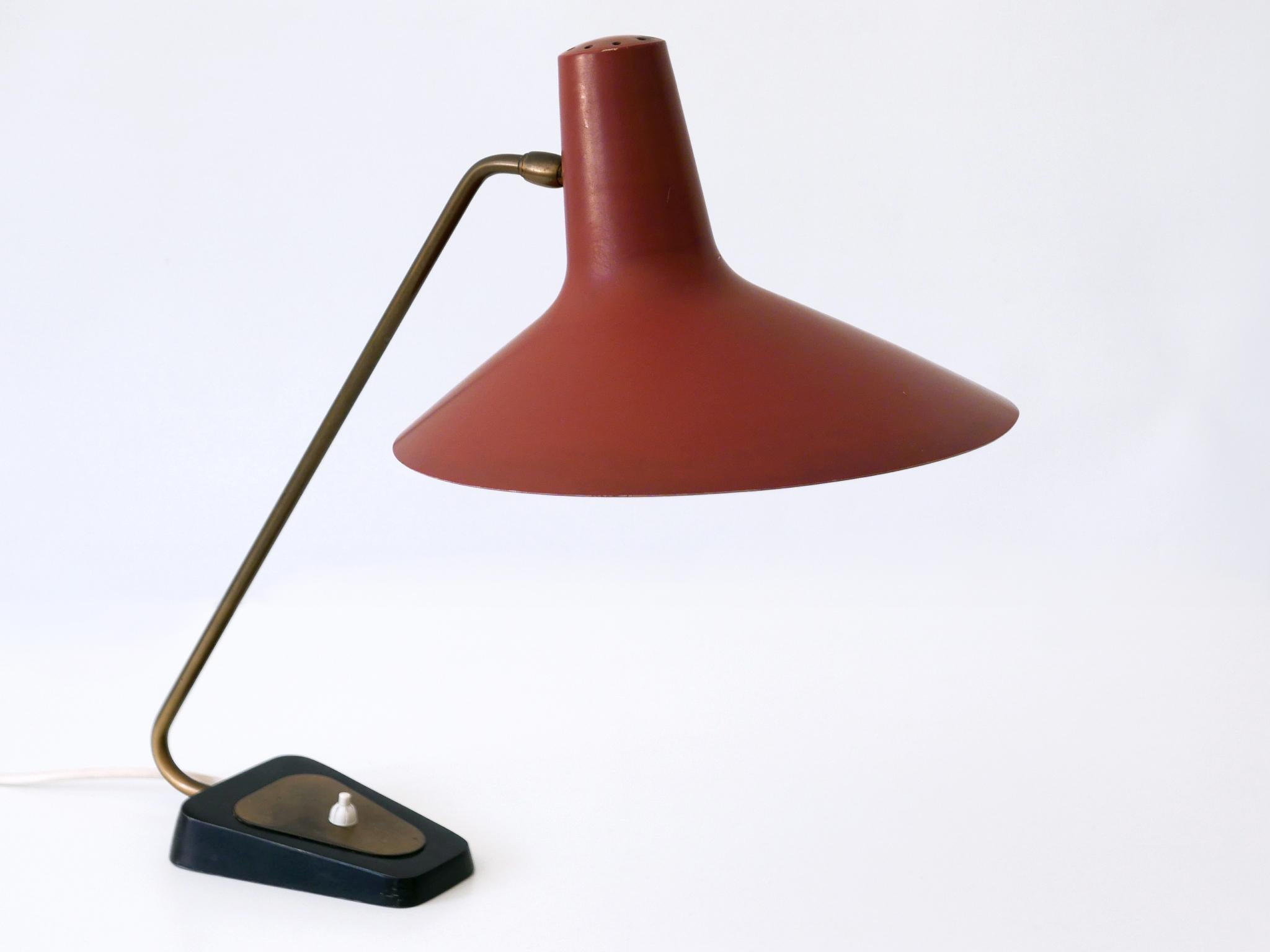 Exceptional Mid-Century Modern Table Lamp by Gebrüder Cosack Germany 1950s For Sale 3