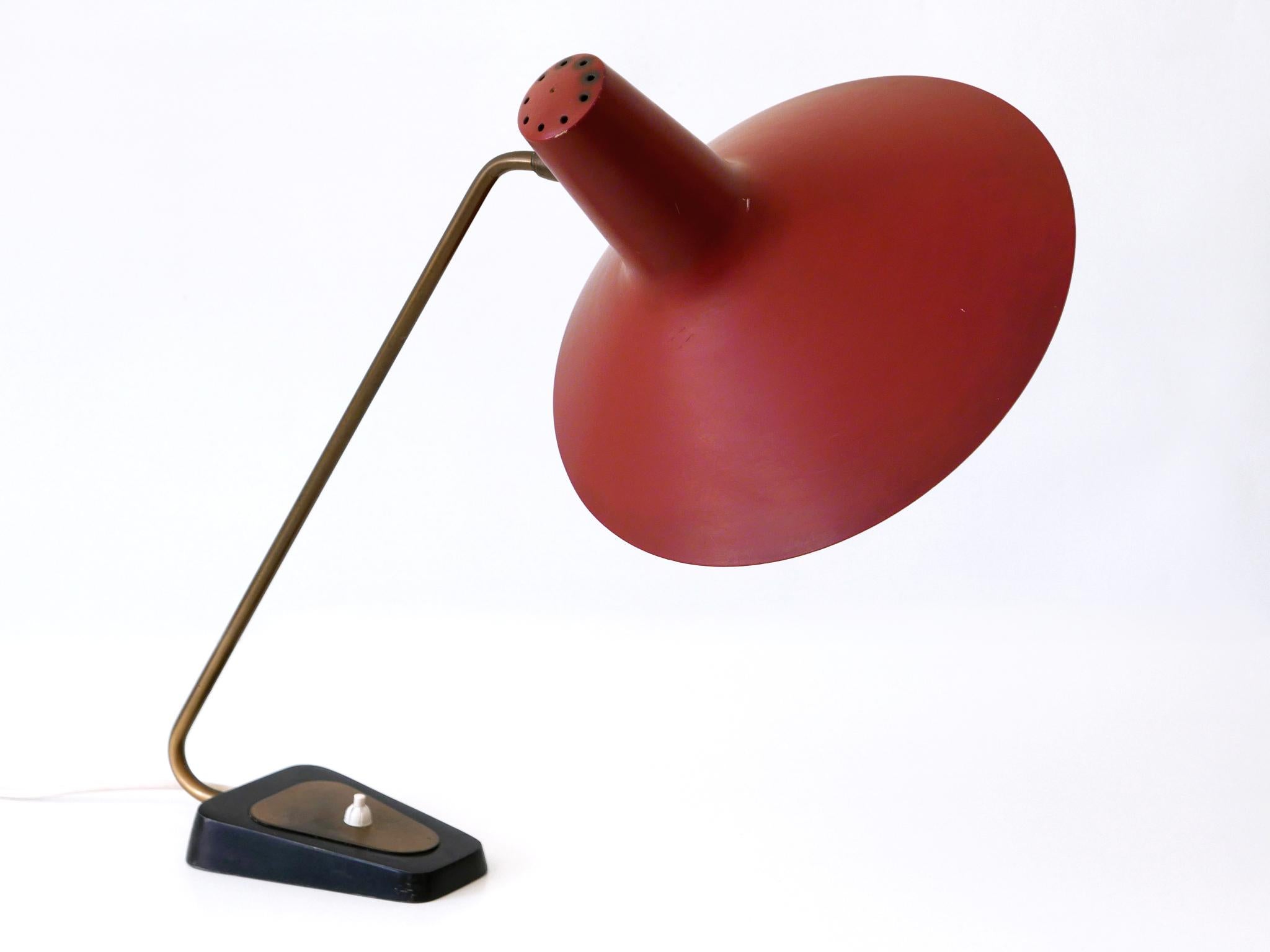 Exceptional Mid-Century Modern Table Lamp by Gebrüder Cosack Germany 1950s For Sale 4