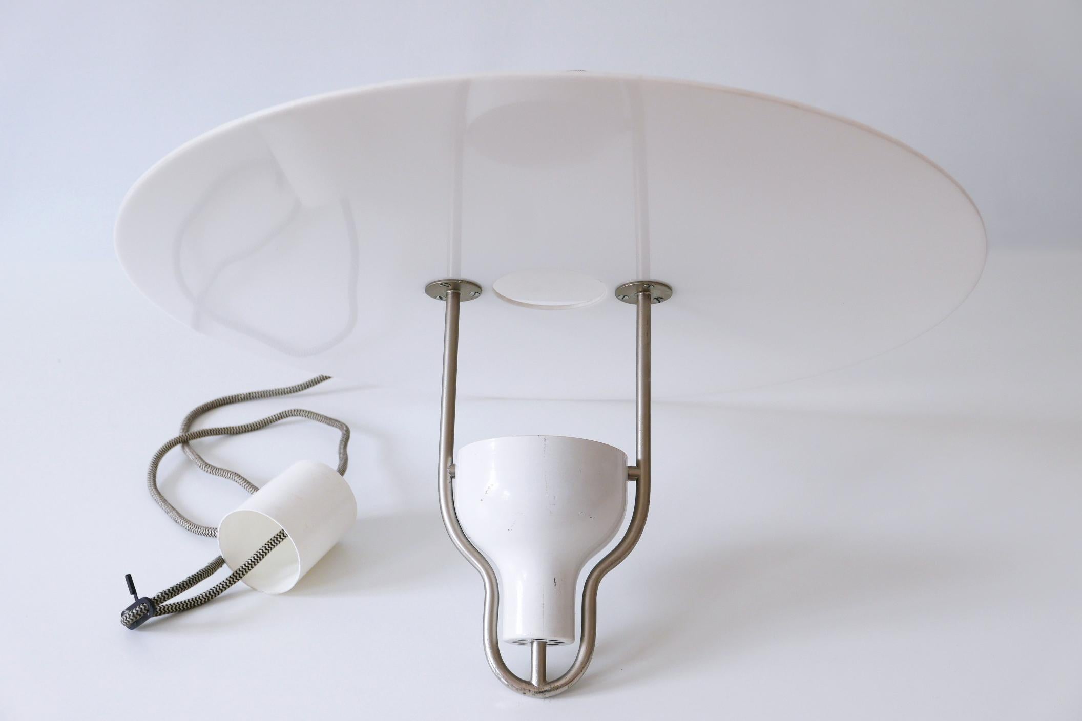 Exceptional Mid-Century Modern Ufo Pendant Lamp, Italy, 1960s For Sale 12