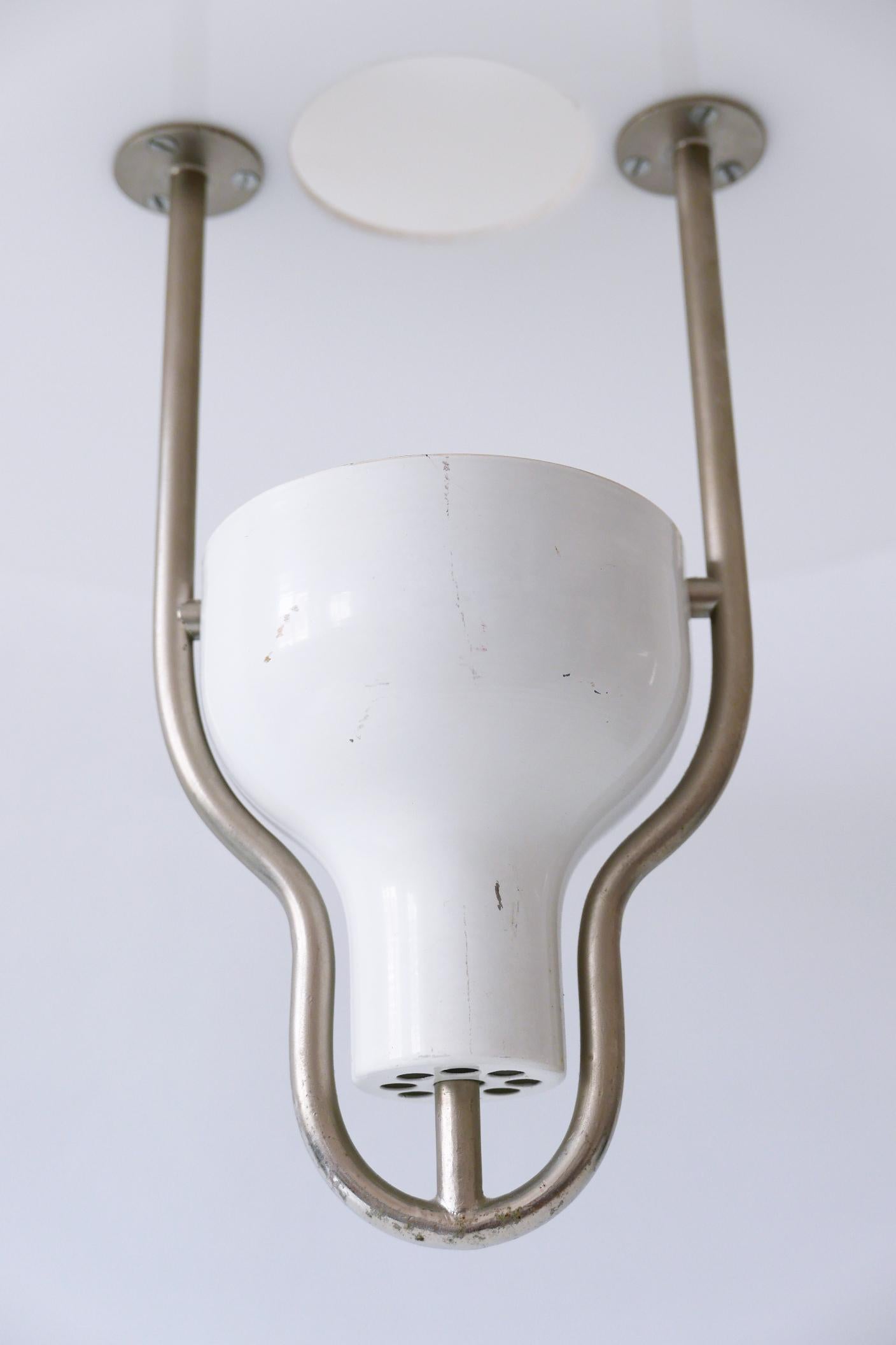 Exceptional Mid-Century Modern Ufo Pendant Lamp, Italy, 1960s For Sale 14
