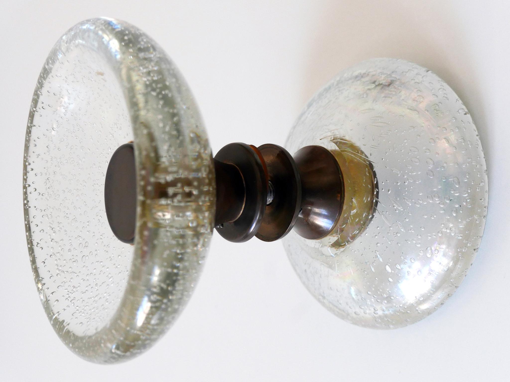 Exceptional Mid-Century Push and Pull Murano Glass Door Handle by Seguso 1960s 7