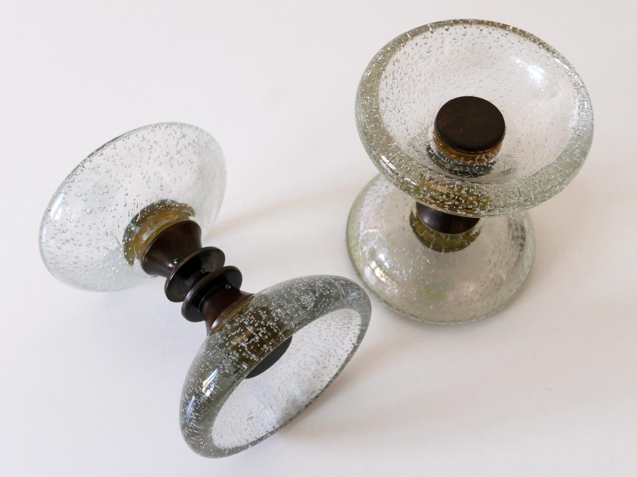 Mid-20th Century Exceptional Mid-Century Push and Pull Murano Glass Door Handle by Seguso 1960s