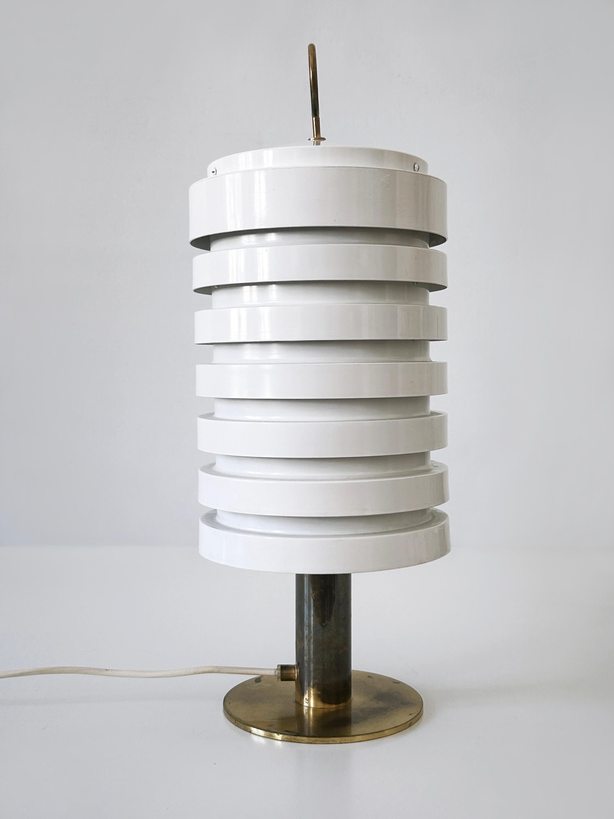 Exceptional Mid Century Table Lamp 'B 99' by Hans Agne Jakobsson Sweden 1962 en vente 2