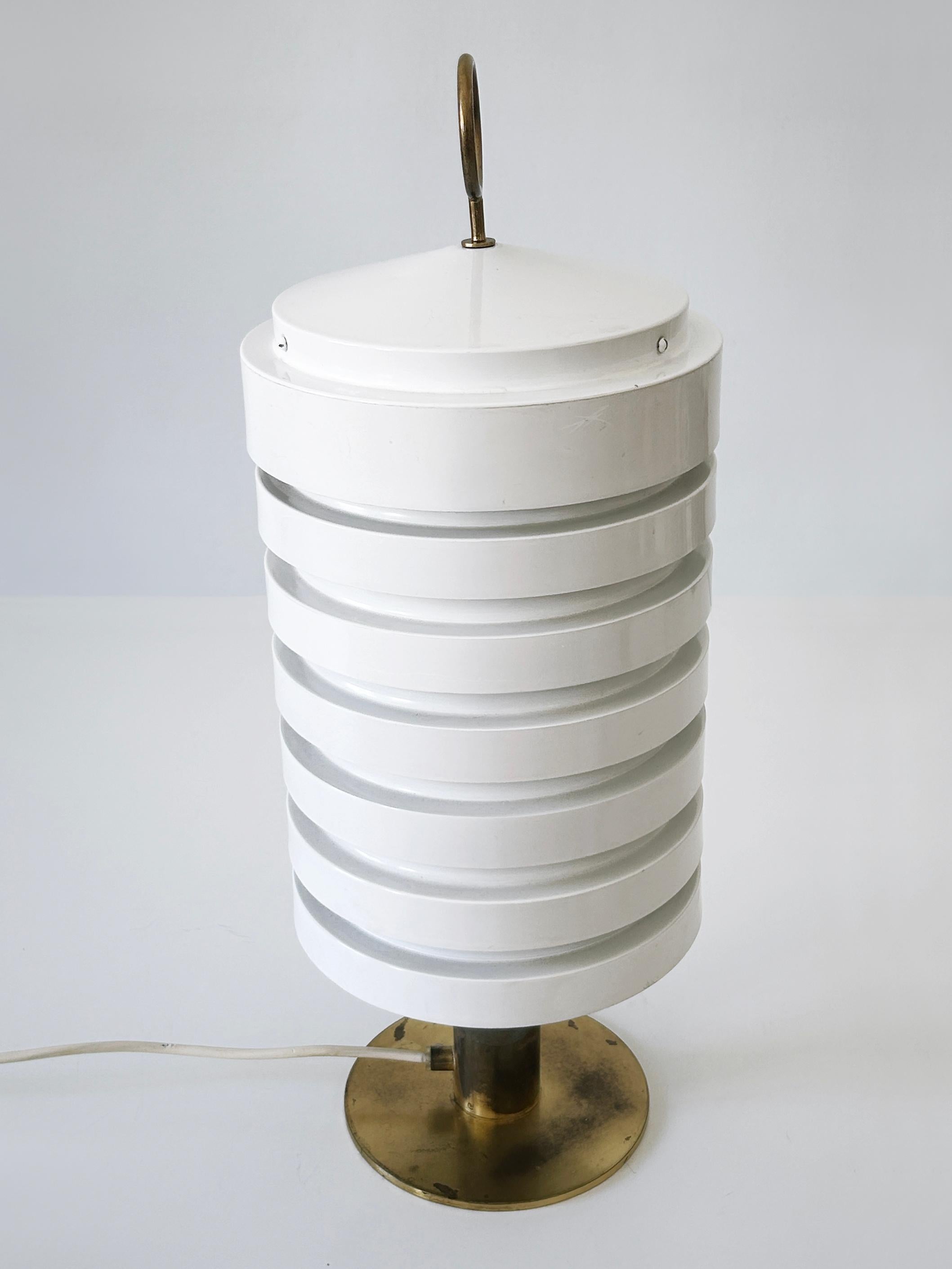 Exceptional Mid Century Table Lamp 'B 99' by Hans Agne Jakobsson Sweden 1962 en vente 4