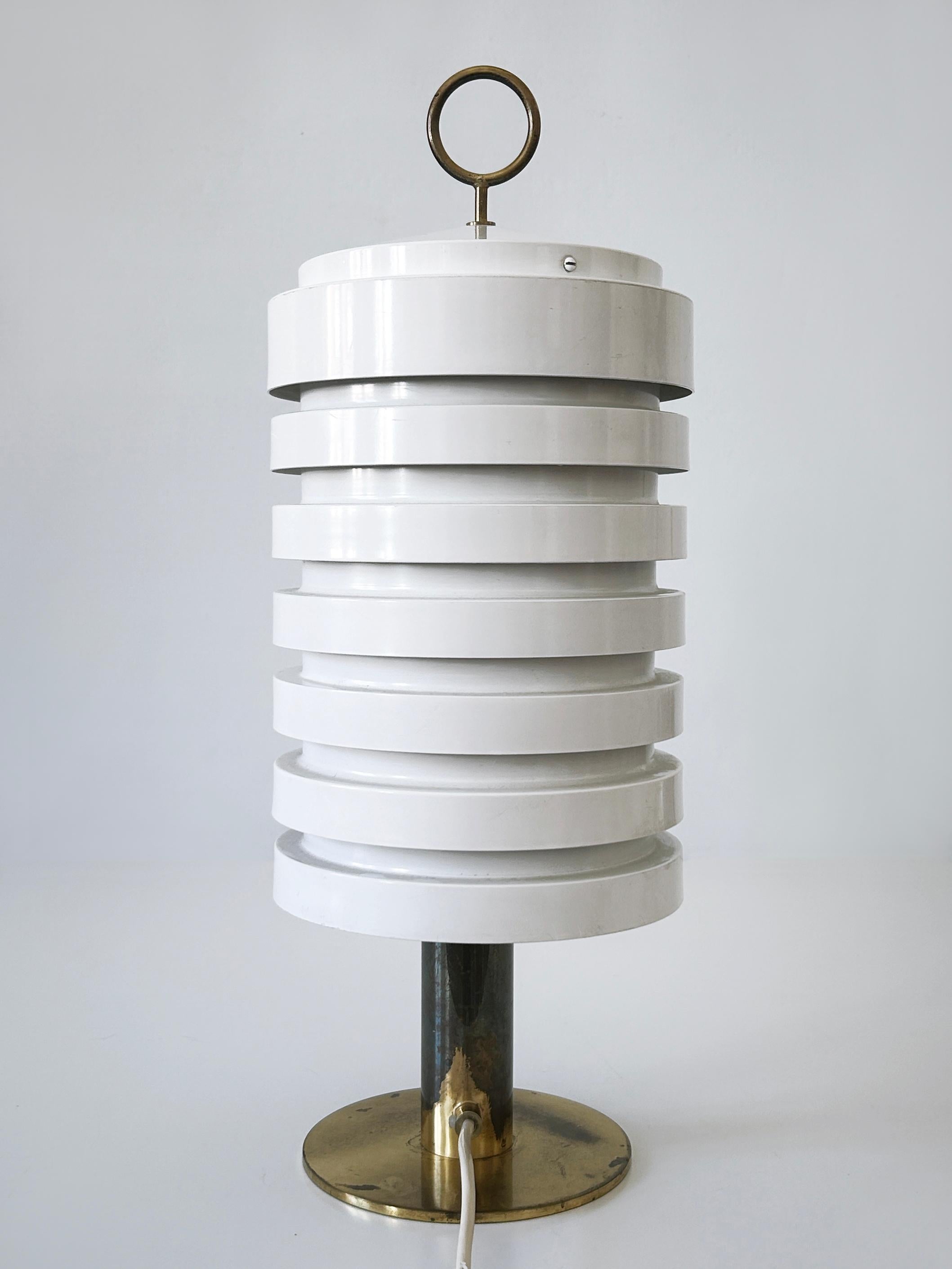 Exceptional Mid Century Table Lamp 'B 99' by Hans Agne Jakobsson Sweden 1962 en vente 6