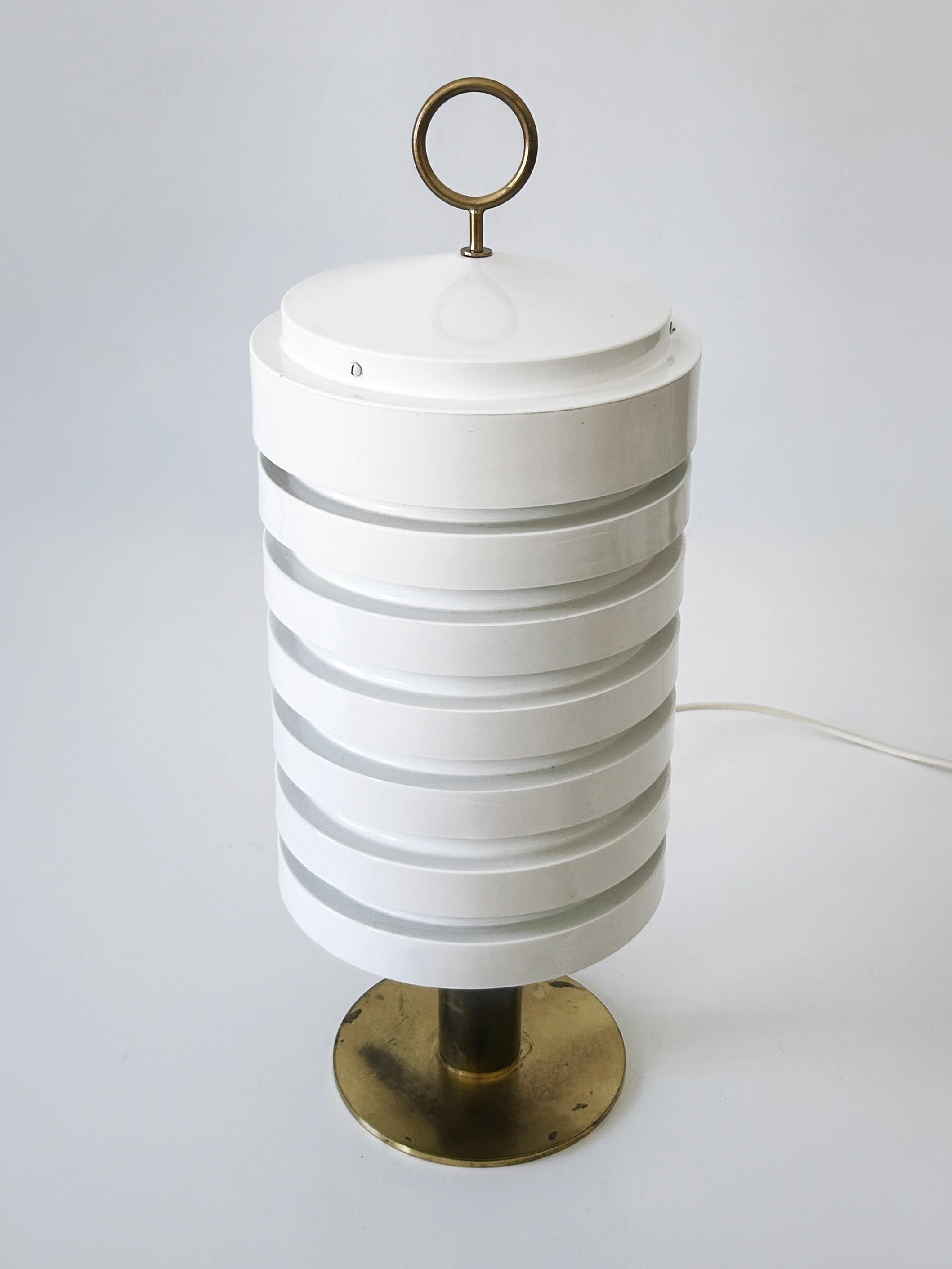 Émaillé Exceptional Mid Century Table Lamp 'B 99' by Hans Agne Jakobsson Sweden 1962 en vente