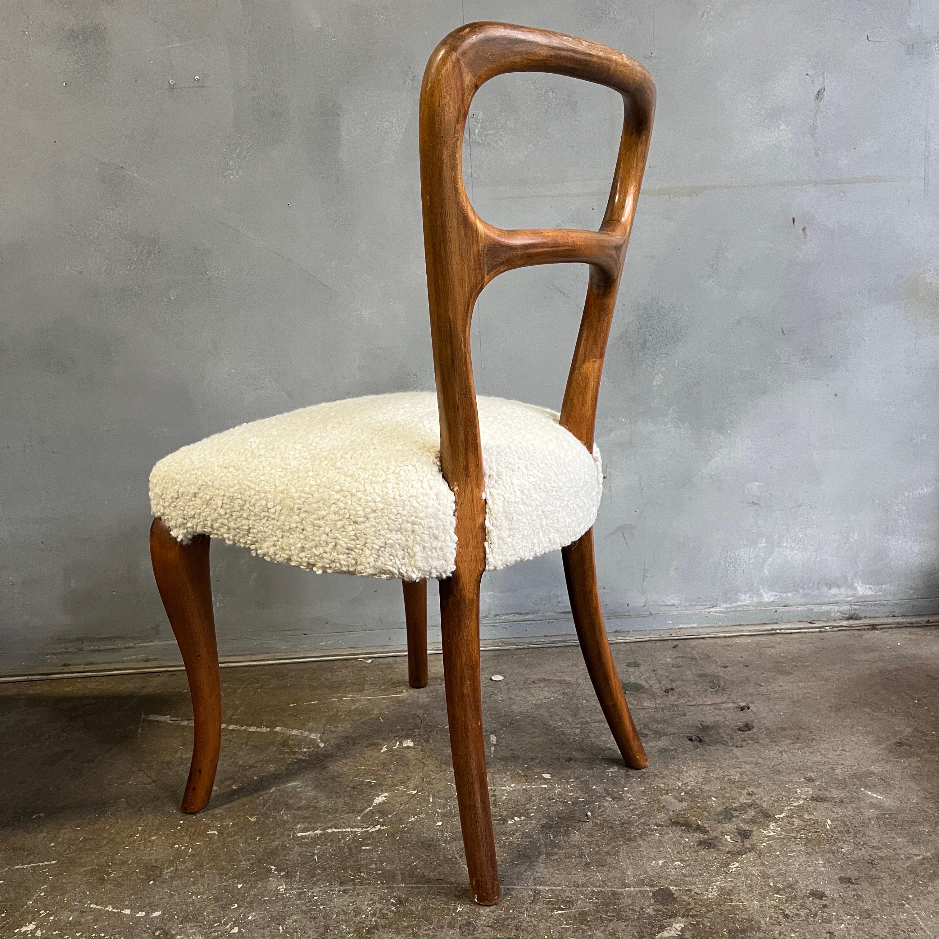 Mid-Century Modern Exceptional Midcentury Dining Chairs Jean Royère Style