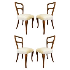 Exceptional Midcentury Dining Chairs Jean Royère Style