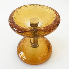 Außergewöhnlicher Türgriff aus Muranoglas zum Drücken und Ziehen aus der Mitte des Jahrhunderts, 1960er Jahre, Italien