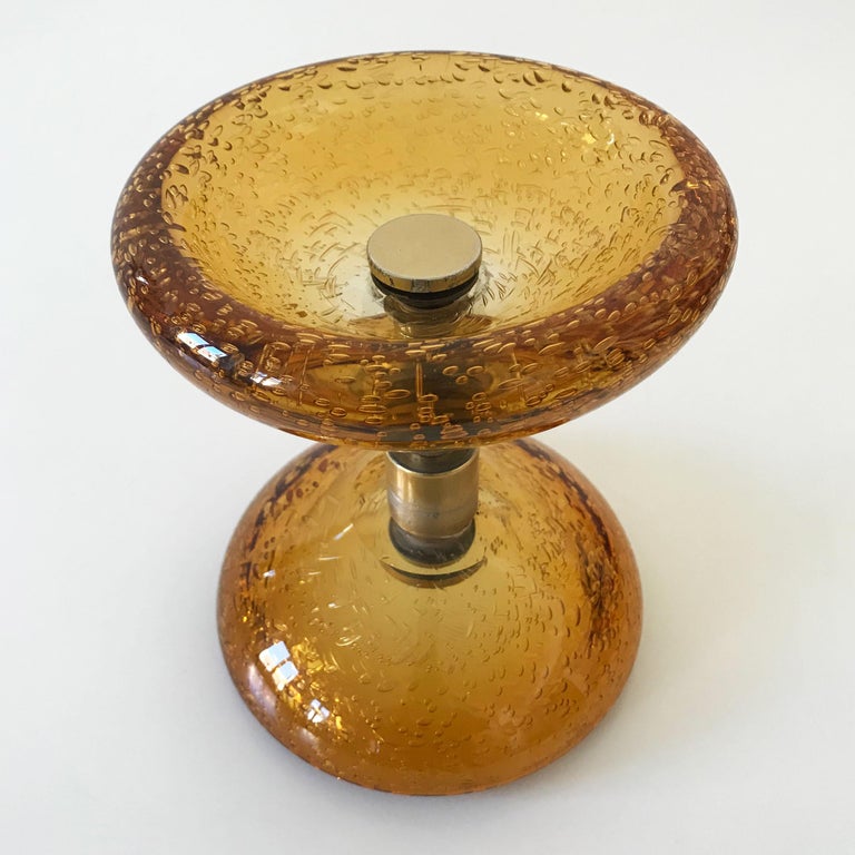 Exceptional Midcentury Push and Pull Murano Glass Door Handle, 1960s