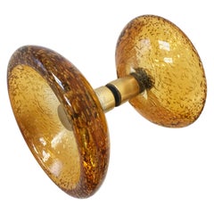 Exceptional Midcentury Push and Pull Murano Glass Door Handle, 1960s, Italy