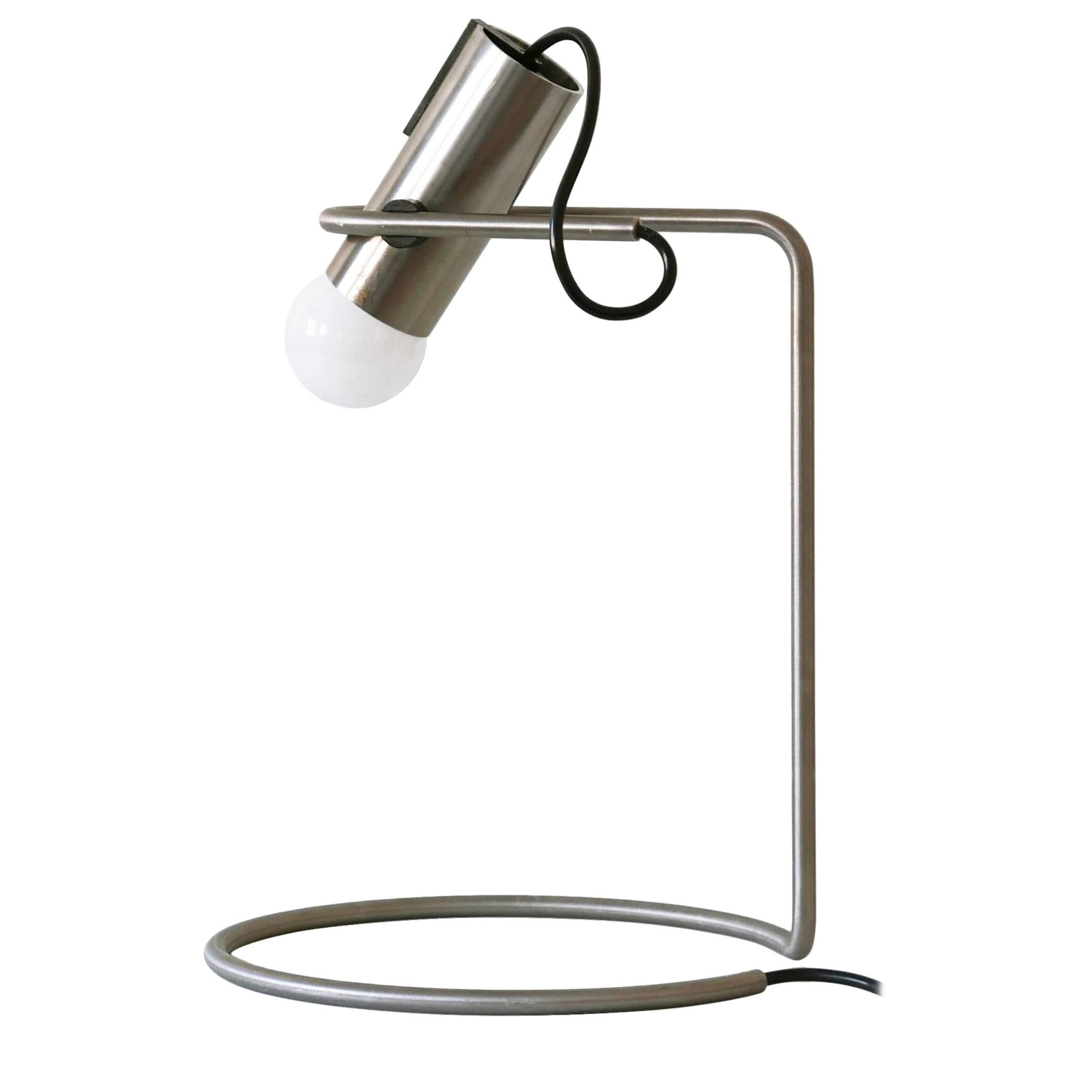 Exceptional Minimalistic Mid-Century Modern Table Lamp or Desk Light, 1960s