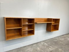 Exceptional Minimalistic Vintage Totally Free-Hanging Teak 1960 Retro Desk