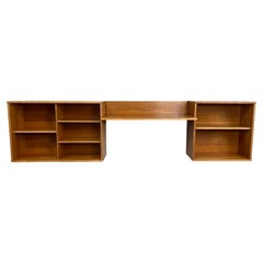 Exceptional Minimalistic Vintage Totally Free-Hanging Teak 1960 Retro Desk