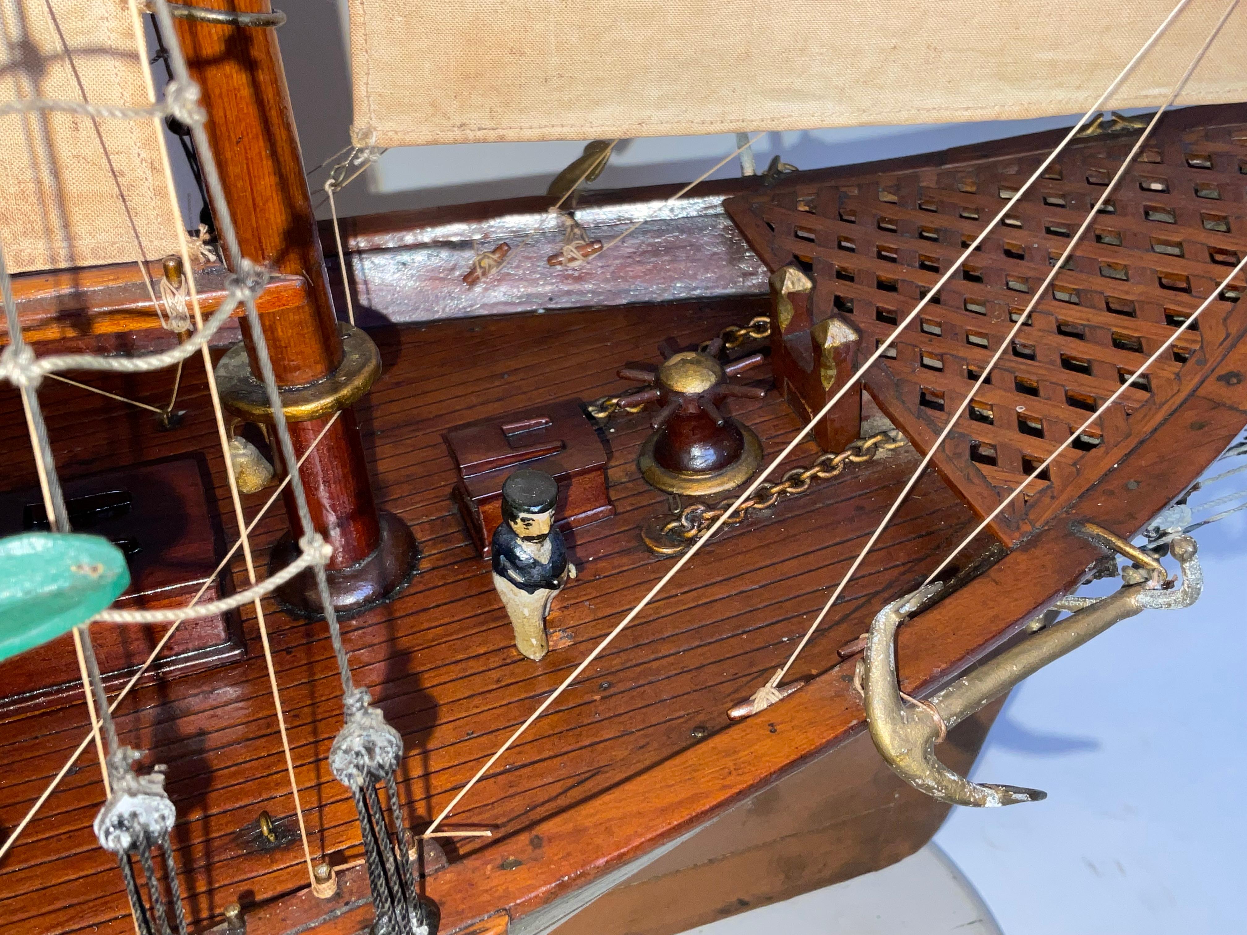 Modèle exceptionnel d'un Schooner Wanderer en vente 1
