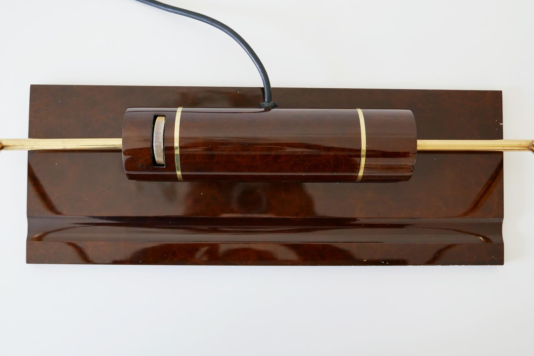 Exceptional Modernist Banker Desk Light or Table Lamp by George Kovacs USA 1980s 10