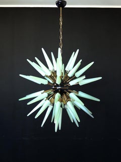 Exceptional Murano Glass Sputnik Chandelier, 51 Ice Glasses