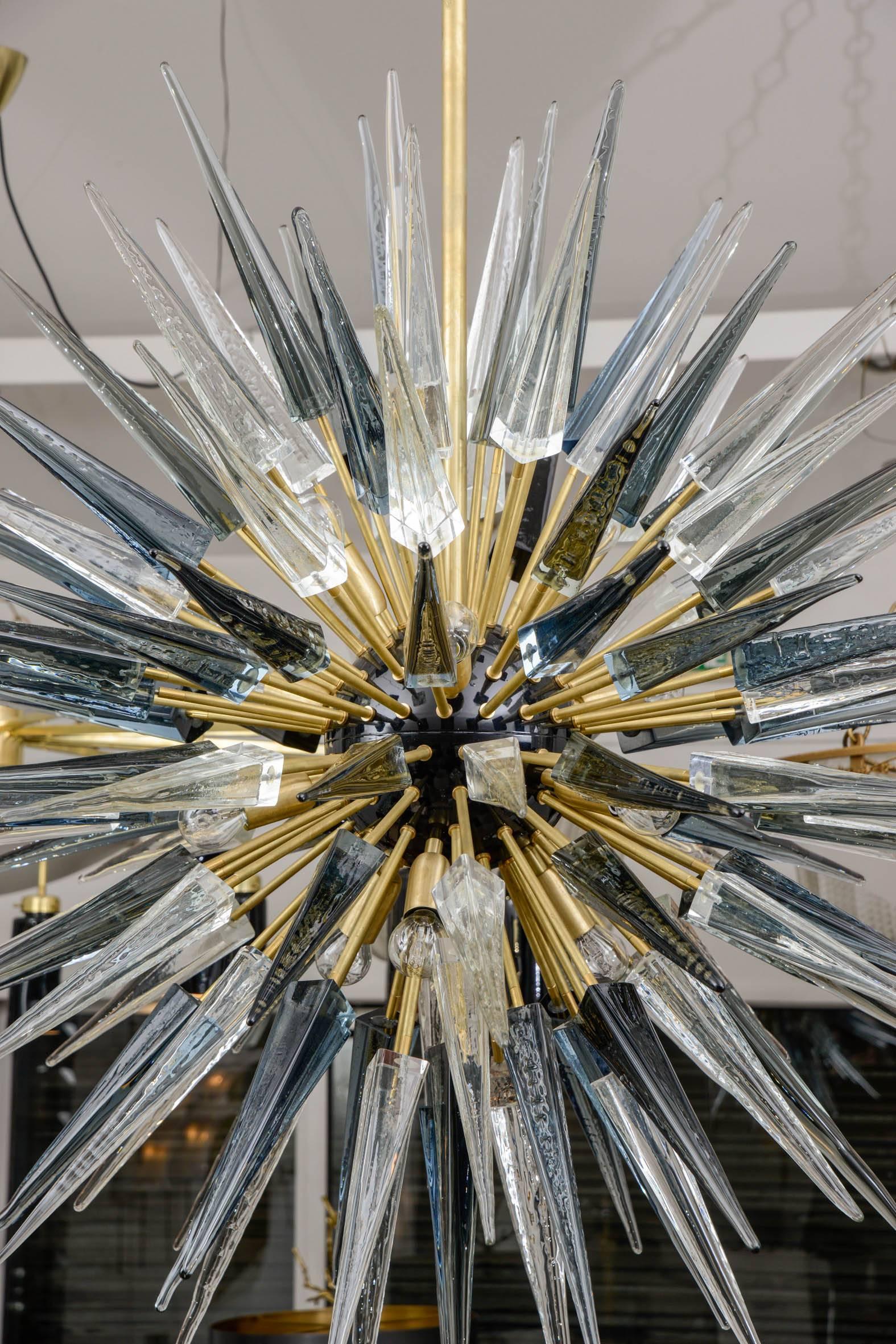 Exceptional Murano Glass Sputnik Chandelier In Excellent Condition In Saint-Ouen, FR